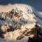 Evening view of mount Salkantay or Salcantay in Peru