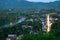 Evening view over Luang Prabang, Laos