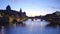 Evening view over River Seine in Paris