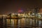 Evening view of the port on the Buriganga River in Dhaka - Bangladesh