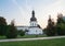 Evening view of the refectory of the monastery of St. Michael\'s Golden-Domed Monastery