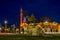 Evening view at the Skanderbeg Square