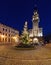 Evening view, under new year on the saint Nikolas cathedra in Bi