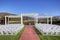 Event Venue with White Folding Chairs