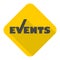 Events icon with long shadow