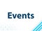 Events Modern Flat Design Blue Abstract Background