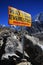 Everest Base Camp sign.