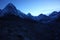 Everest base camp trek along Khumbu glacie, Himalayas mountains, Sagarmatha national park, Solukhumbu, Nepal