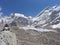 Everest Base Camp view from trekk path