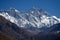 Everest and Lhotse Ridge