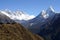 Everest, Lothse and Ama Dablam