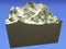 Everest mountain, satellite 3d view