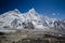 Everest,Nuptse and Lhotse viewed from Kala Pattar