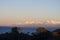 Everest Range in Himalayas, panorama photography taken in the morning