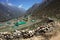 Everest trek, Phortse village 3810 m - remote settlement away from main tourist trail. Mountains Himalayas