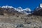 Everest view on Nepal trek trekking route