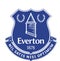 Everton football club logo editorial illustrative on white background