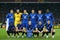 Everton team photo before UEFA Europa League Round of 16 second leg match between Dynamo and Everton