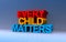 Every child matters on blue