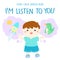 Every child should hear I\'m listen to you