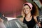 Every workout is worth it. a young woman working out with a stepping machine at the gym.