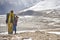 Every year during the summer-autumn, women and children climb up the Upper Shimshal 5600m to raise animals in the only areas wit