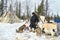 Everyday life of Russian aboriginal reindeer herders in the Arctic.