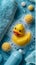 everything floats in soap foam flat lay Rubber Duckie, Soap Foam Fun, Kid-Friendly Shampoo Bottles