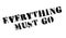 Everything Must Go rubber stamp