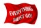 Everything must go sale flag