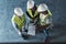 Everything seems to be in order on paper. High angle shot of a group of contractors standing in the warehouse together