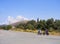 Evia Island, Greece. September 2019: Motorcyclists on motorcycle lessons in auto-Moto school in Greece