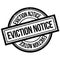 Eviction Notice rubber stamp