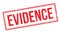 Evidence rubber stamp