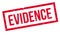 Evidence rubber stamp