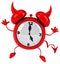 Evil alarm clock