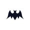 Evil bat symbol and bold logo concept