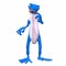 Evil Blue Gecko