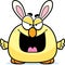 Evil Cartoon Easter Bunny Chick