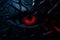 evil red gaze abstract dark monster background