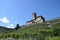 The evocative castle of Sarre and its estate estate cultivated with vineyards - Italy