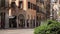 Evocative Detail of Piazza dei Signori in Treviso in Italy