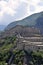 The evocative fortress-prison of the town of Bard in Aosta Valley in Italy