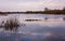 The exact spot of the first bridge built in 1812 at the Berezina river , Belarus