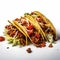 Exaggerated Features: Ultra-realistic Taco Photography For Your Projects