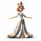 Exaggerated Nobility: Disney Princesses In 3d Models