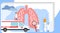 Examination of the human lungs. Pulmonology. The doctor listens to the lungs of a person. Vector illustration