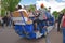 Example of Beer Party Bike in Amsterdam with passengers having a lot of fun together