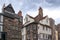 Example of traditional Scottish houses on an Edinburgh street