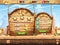 Example of window complete the level and receive awards for playing Wild West